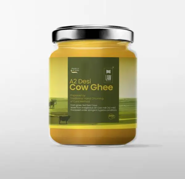 looms & weaves A2 Desi Cow Ghee - Glass Bottle