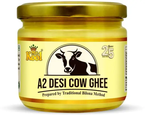 Mr.Kool A2 Pure Desi Cow Ghee- Ghee Glass Bottle