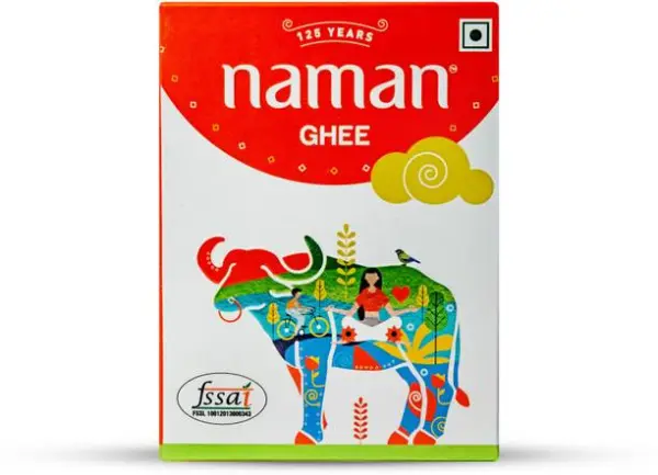 NAMAN Desi Ghee - Pure, Natural & Tasty Ghee Ghee Tetra...