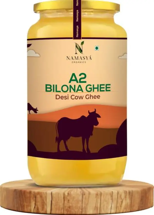 NAMASYA ORGANICS A2 Desi Cow Ghee – Hand-Churned, Tradi...