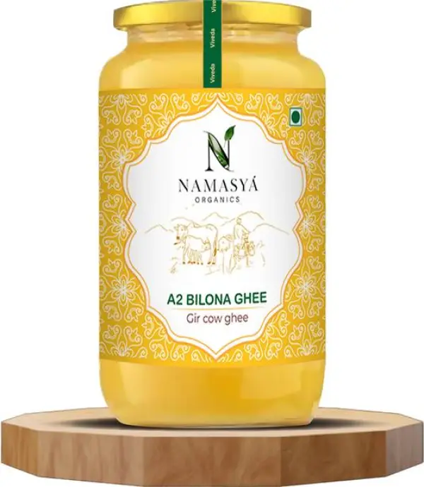 NAMASYA ORGANICS A2 Desi Gir Cow Ghee | Vedic Bilona Me...