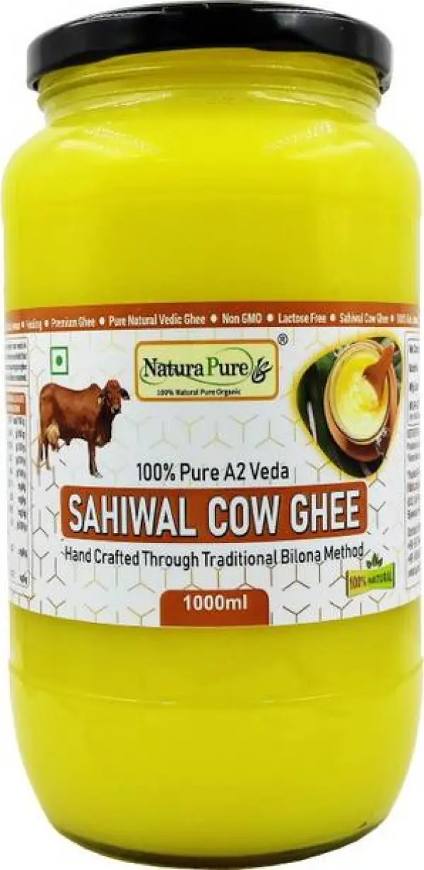 NATURAPURE LS 100% Natural A2 Desi Cow Ghee Made By Tra...
