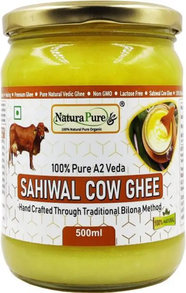NATURAPURE LS 100% Natural A2 Desi Cow Ghee Made By Tra...
