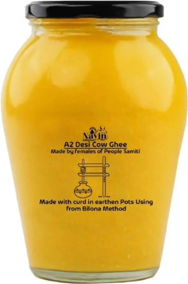 Navin Organic A2 Desi Cow Ghee Made By Females Of Peopl...
