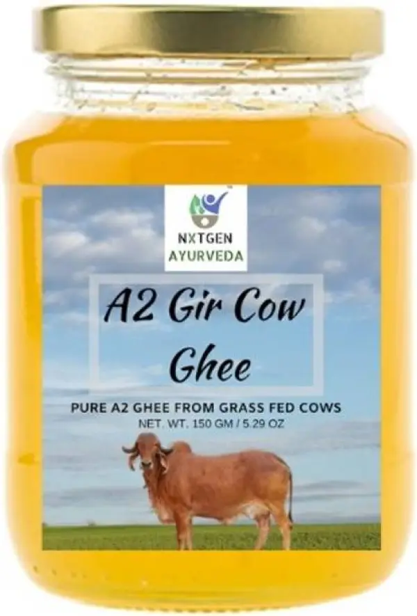 nxtgen ayurveda Pure A2 Gir Cow Ghee Mason Jar