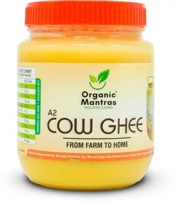 Organic Mantras A2 Cow Ghe 01 Glass Bottle
