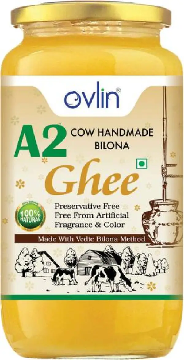 Ovlin A2 Cow Ghee Desi Organic Pure Nutrient Rich Ghee ...