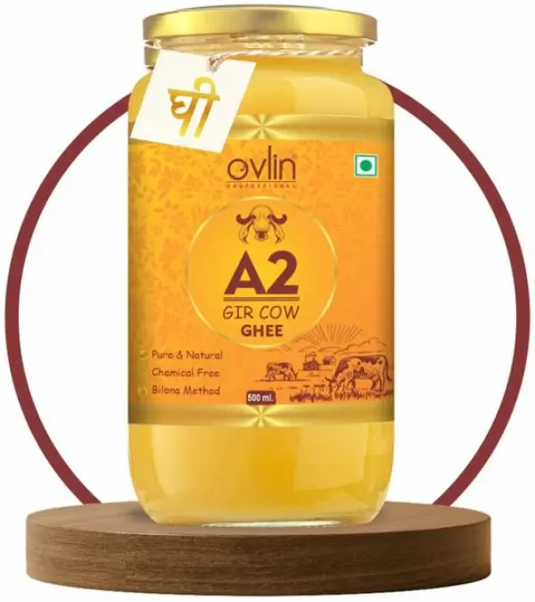 Ovlin Gir Cow Organic A2 Ghee Vedic Bilona Method Grass...