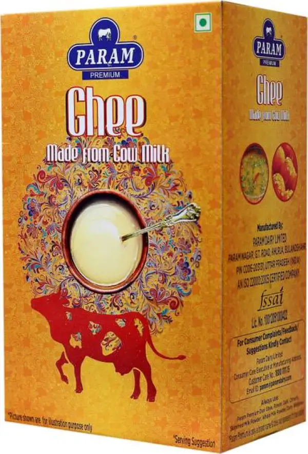 PARAM Cow Ghee 100% Pure & Natural Support for Better D...
