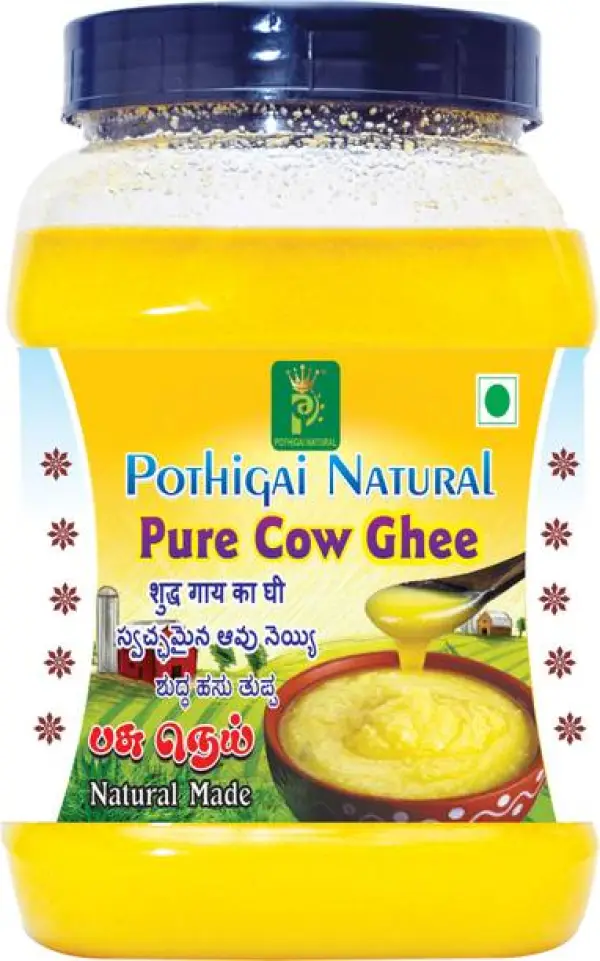 POTHIGAI NATURAL 100% PURE NATURAL COW GHEE 250ML Ghee ...