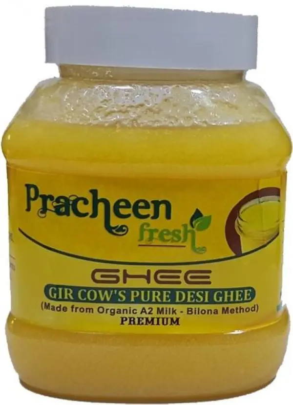 Pracheen Fresh Gir Cow's Pure Desi Ghee 250ml (Made fro...