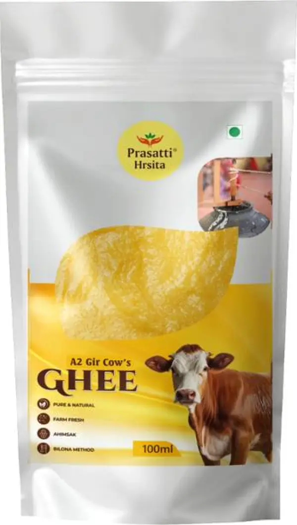 Prasatti Hrsita _A2 Gir Cow Ghee Traditional Bilona Met...