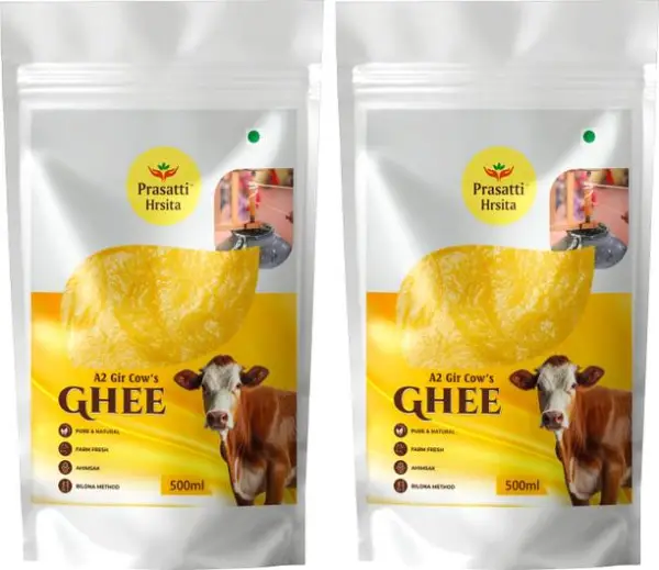 Prasatti Hrsita _A2 Gir Cow Ghee Traditional Bilona Met...