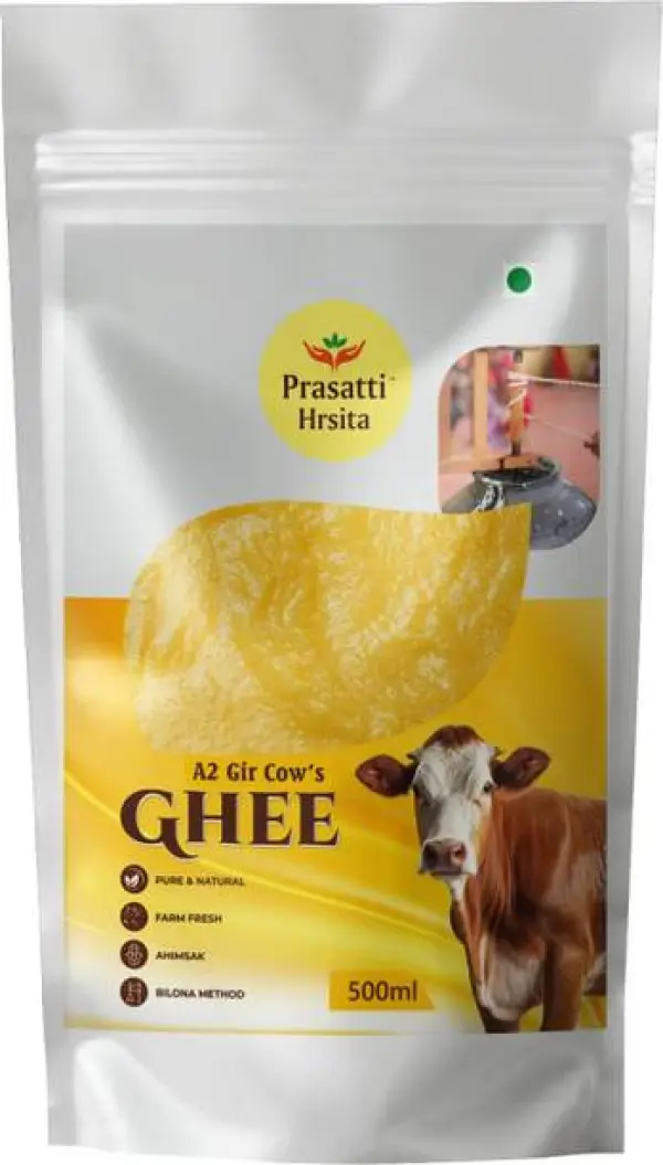Prasatti Hrsita _A2 Pure Ghee Traditional Bilona Method...