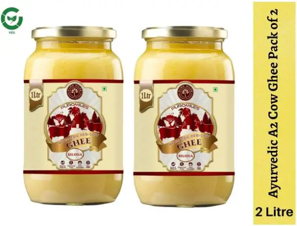 Puro Miles Ayurvedic A2 Cow Ghee | Made with A2 Milk | ...