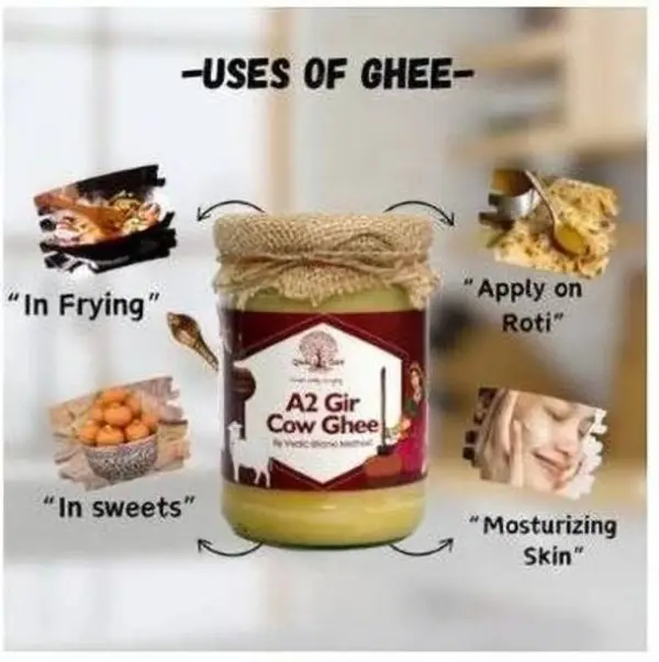 QUALITY DAY A2 Gir Cow Ghee - Pure, Healthy, and Nutrit...