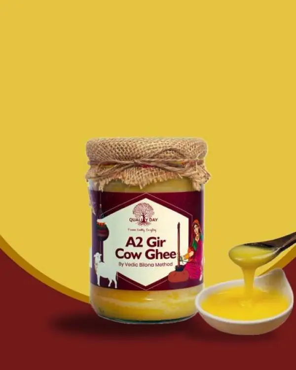 QUALITY DAY QualityDay A2 Ghee Glass Bottle