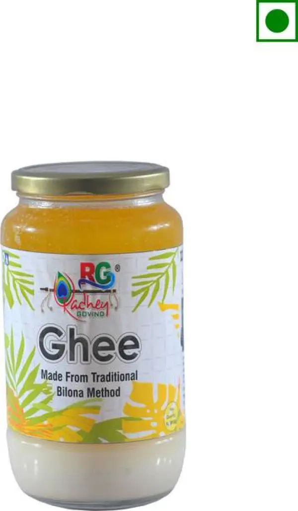 Radhey Govind Pure Organic Ghee Ghee Glass Bottle