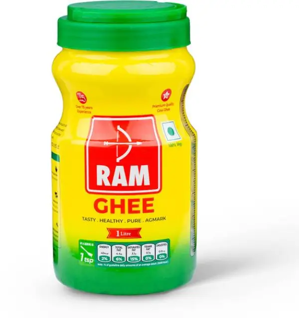 Ram Cow. Ghee Plastic Bottle
