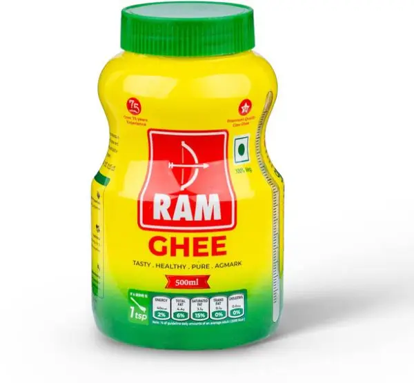 Ram Cow Ghee Plastic Bottle