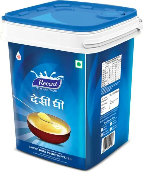 RECENT-THE REAL TASTE Desi Ghee 100% Pure Daanedaar Ghe...