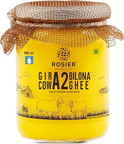 ROSIER A2 Gir Cow Ghee Glass Bottle