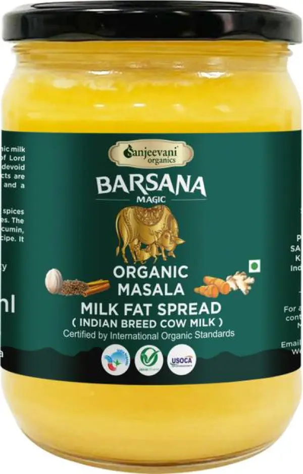 Sanjeevani organics Organic Masala Milk Fat Spread | No...