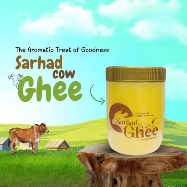 SARHAD DAIRY Pure Cow Ghee 1Liter | Rich Aroma & Golden...