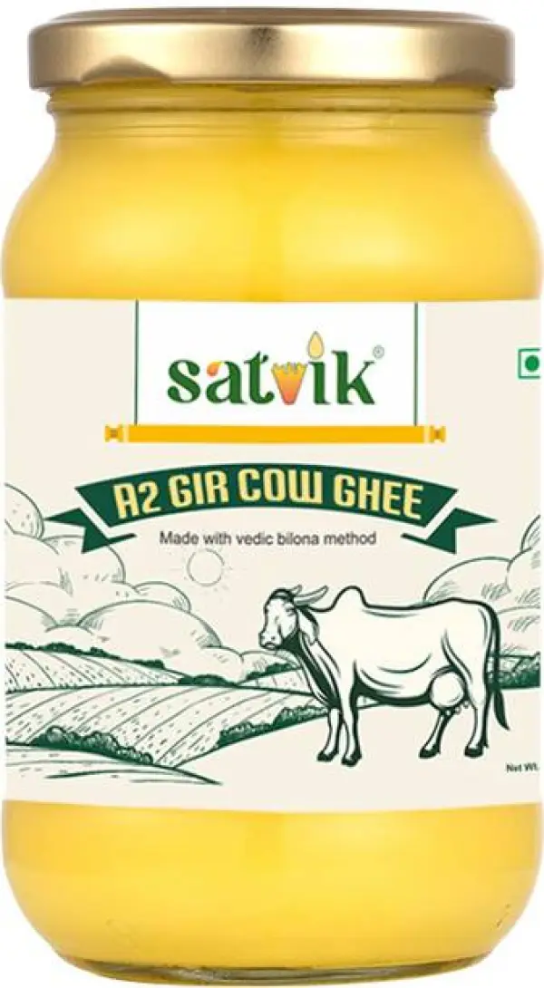 Satvik Pure Ghee A2 Gir Cow Churned for Bilona Method G...