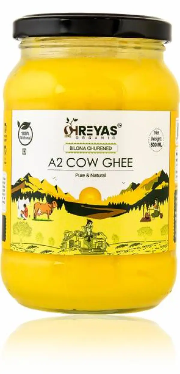 Shreyas Organic Premium A2 Gir And Desi Cow Ghee Ghee G...