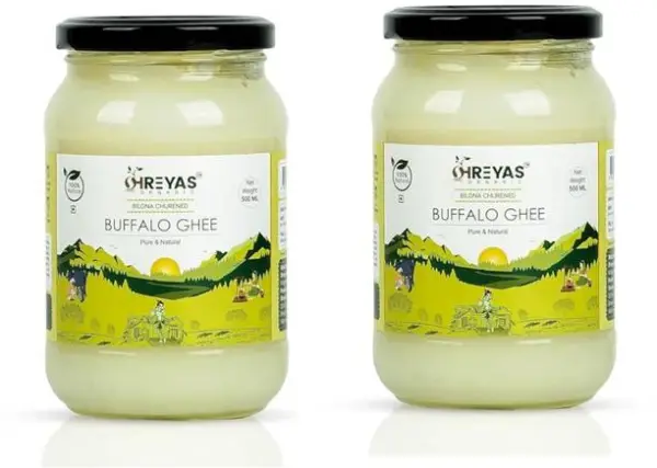 Shreyas Organic Premium Buffalo Ghee Bilona Method Ghee...
