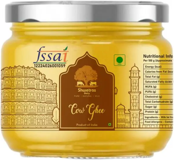 shwetras dairy Pure Hand churned Cow Ghee Plastic Bottl...