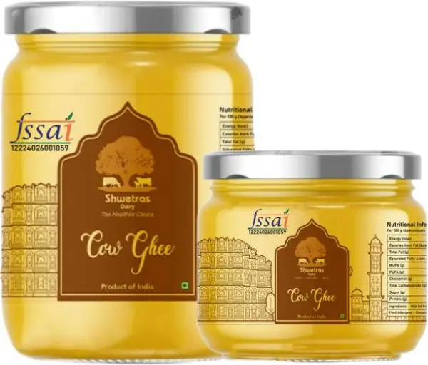 shwetras dairy Pure Indian Cow Desi Ghee Plastic Bottle