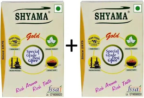 Shyama 100% Natural Desi Buffalo Ghee: Handmade with th...