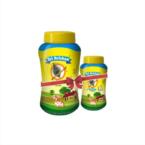 Sri Krishna Pure Ghee | Combo | 1 L Jar with 500 ML Jar...