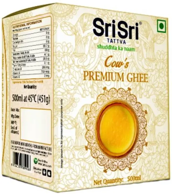 Sri Sri Tattva Cow’s Premium Ghee Ghee Tetrapack