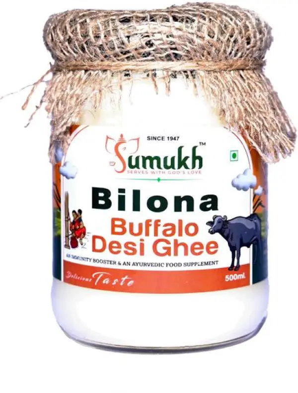sumukh Buffalo Desi Ghee, Traditional Bilona Method, Pu...