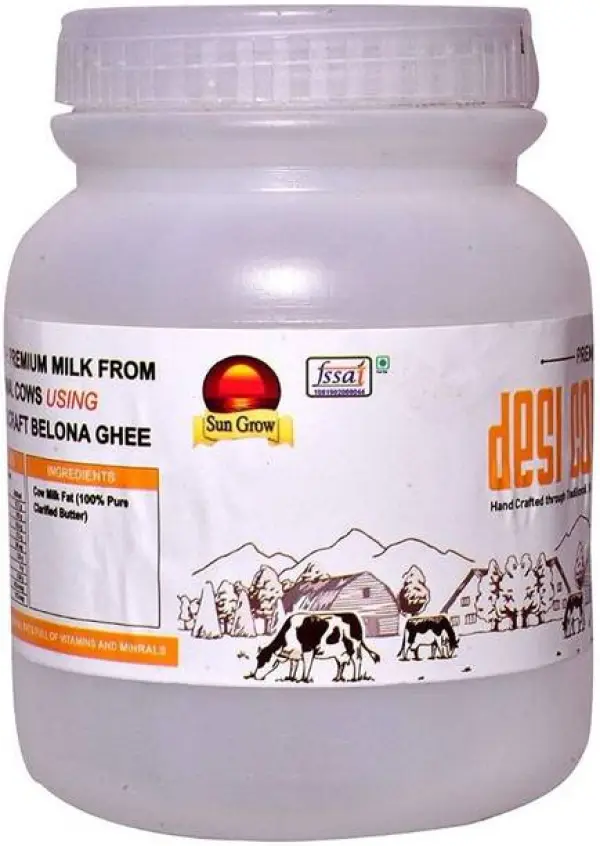 Sun Grow Pure Desi Cow Ghee Natural Home Made Using Tra...