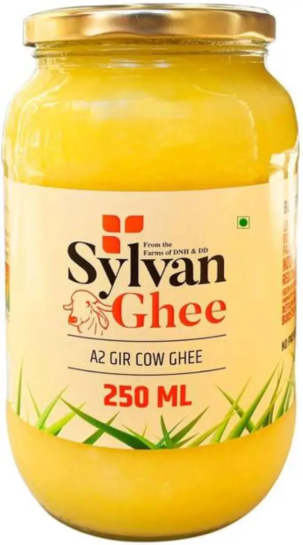 Sylvan A2 Gir Cow Ghee Glass Bottle