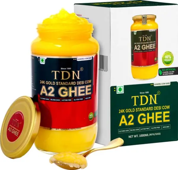 TDN A2 Ghee| Curd Churned Bilona A2 Ghee|Organic Ghee|A...