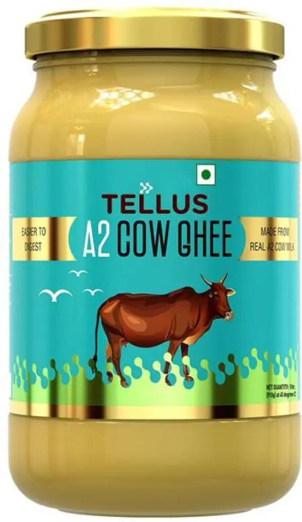Tellus A2 Cow Ghee 500ml Glass Bottle