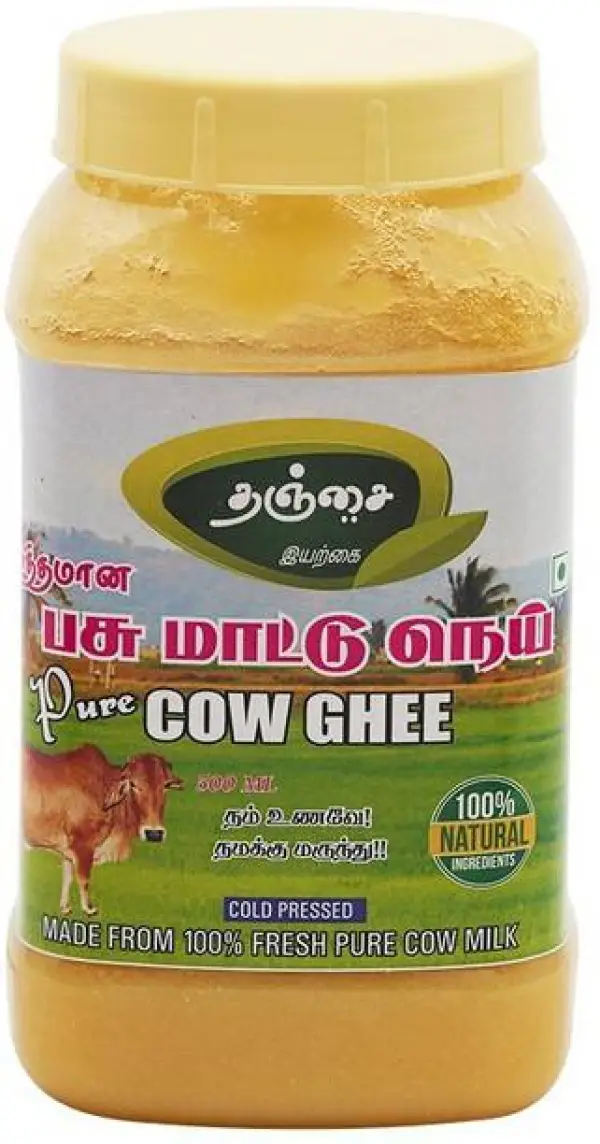 Thanjai iyerkai Cow Ghee 100% Natural Plastic Bottle