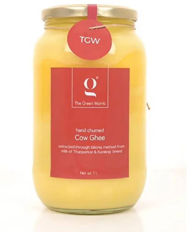 The Green Womb Hand Churned Cow Ghee 100% Organic Pure ...