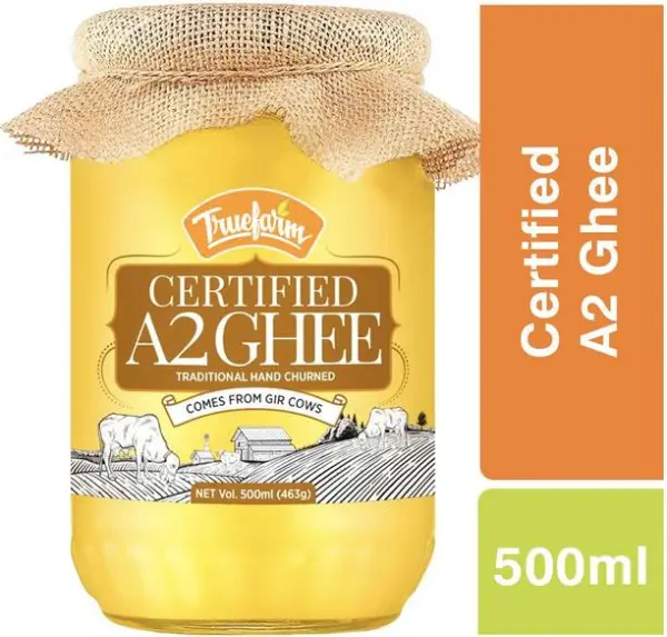 Truefarm Certified Ghee (Gir Cows) Mason Jar