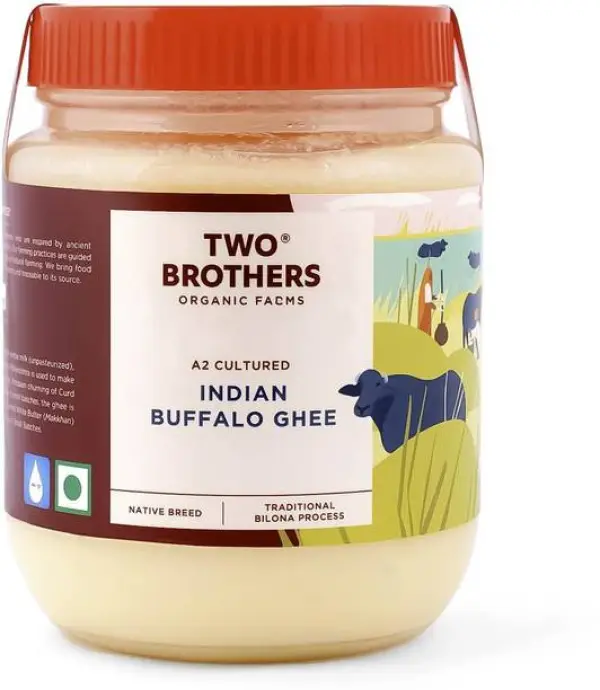 Two Brothers Organic Farms Buffalo Ghee - A2 CULTURED G...