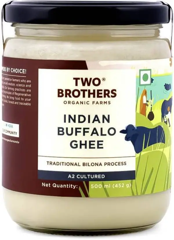 Two Brothers Organic Farms Buffalo Ghee - A2 CULTURED G...