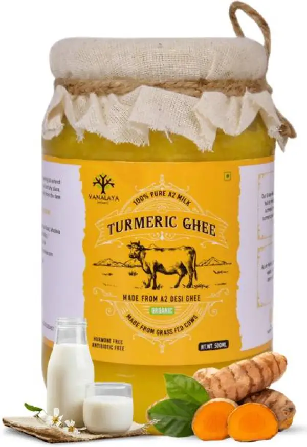Vanalaya Turmeric infused Desi Cow Ghee for joint pain ...