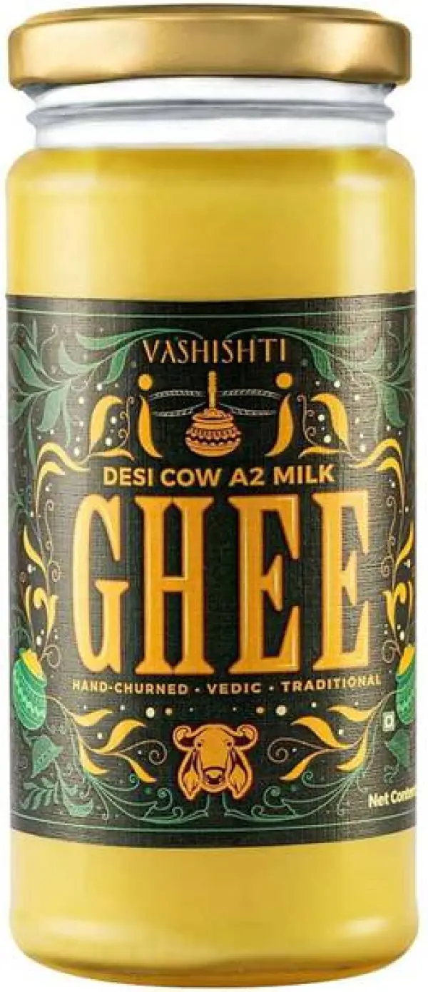 Vashishti Desi Cow Milk A2 Ghee Made With Bilona Method...