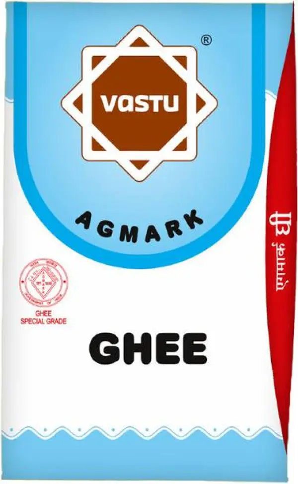 vastu Ghee Organic Pure Ghee 500ML Tetra pack Ghee Tetr...