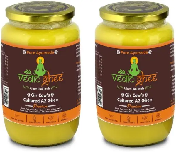 Vedic Ghee Premium A2 Gir Cow Ghee from Kesariya Farm, ...
